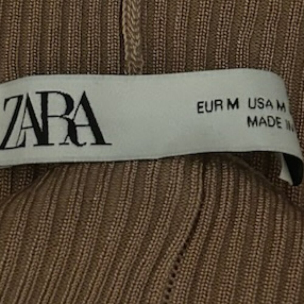 NWOT Zara Dolman Sleeve Fitted Pullover Top Sweater - Picture 4 of 9